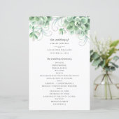 Waterverf succulenten. Grijze cactus bruiloft (Staand voorkant)