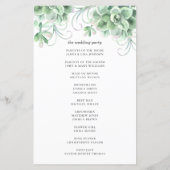 Waterverf succulenten. Grijze cactus bruiloft (Achterkant)