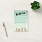 Waterverf Succulenten Groene Takenlijst Post-it® Notes (Kantoor)