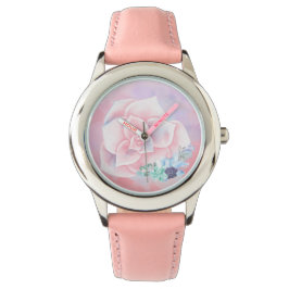 Waterverf Succulenten Horloge