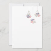 Waterverf Succulenten Lente Trouw Uitnodiging (Achterkant)