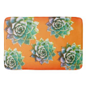 Waterverf Succulenten op Terracotta Badmat (Voorkant)
