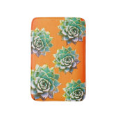 Waterverf Succulenten op Terracotta Badmat (Voorkant Verticaal)