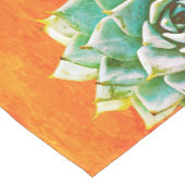 Waterverf Succulenten op Terracotta Medium Tafelloper (Hoek)