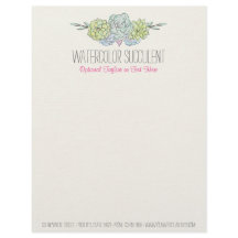 Waterverf Succulenten Shabby Chic Boheemse Bloemen