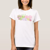 Waterverf Succulenten T-shirt (Voorkant)