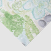 Waterverf Succulenten Tissuepapier (Detail)