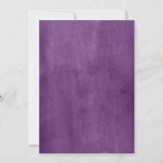 Waterverf Succulenten | Uitnodiging tot weddenscha (Achterkant)