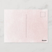 Waterverf Succulenten Zomer Baby shower Welkom Briefkaart (Achterkant)