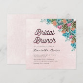 Waterverf Succulenten Zomer Baby shower Welkom Kaart (Voorkant / Achterkant)