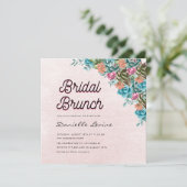 Waterverf Succulenten Zomer Baby shower Welkom Kaart (Staand voorkant)