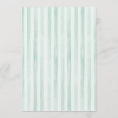 Waterverf Succulents Baby shower Mam Advice Advieskaart (Achterkant)