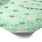 Waterverf Succulents Baby shower Welkom Poster (Hoek)