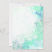 Waterverf Succulents Boy First Heilige Communie Kaart (Achterkant)