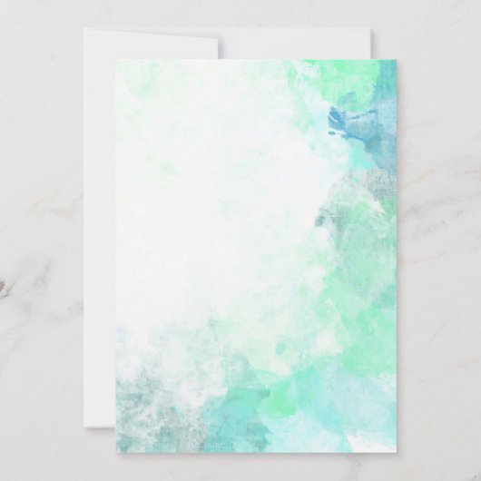 Waterverf Succulents Boy First Heilige Communie Kaart (Achterkant)