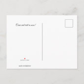 Waterverf Succulents We hebben ons verplaatst Aankondigingskaart (Achterkant)