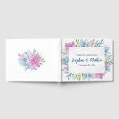 Waterverf Succulents Wedding Gastenboek (Volledig)