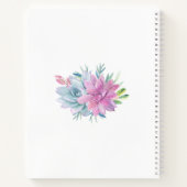 Waterverf Succulents Wedding Notitieboek (Achterkant)