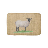 Waterverf Suffolk Sheep Badmat (Voorkant)