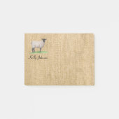 Waterverf Suffolk Sheep Post-it® Notes (Voorkant)