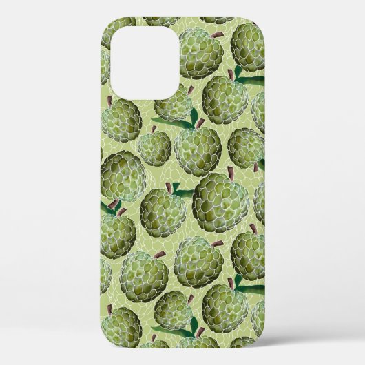 Waterverf suikerappel | Green Hoesje-Mate iPhone C Case-Mate iPhone Case (Achterkant)