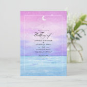 Waterverf Summer Beach Weddenschap Kaart (Staand voorkant)