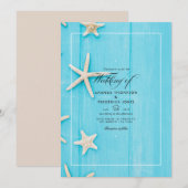 Waterverf Summer Beach Weddenschap Kaart (Voorkant / Achterkant)