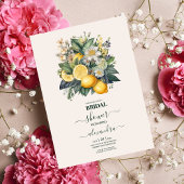  Waterverf Summer Citrus Wedding Kaart