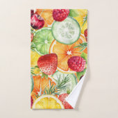 Waterverf Summer Fruit Decor Handdoek (Handdoek)
