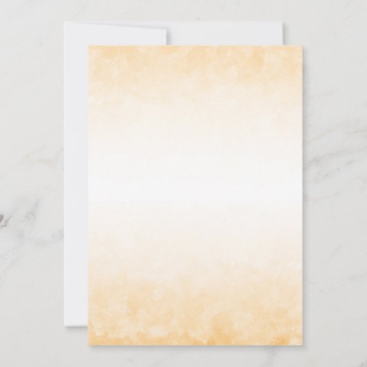 Waterverf Sunflower bruiloft uitnodiging (Achterkant)