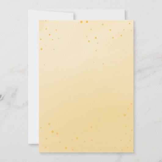 Waterverf Sunflower Greenery Wedding Kaart (Achterkant)