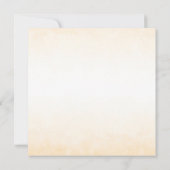 Waterverf Sunflower Square trouwuitnodiging (Achterkant)