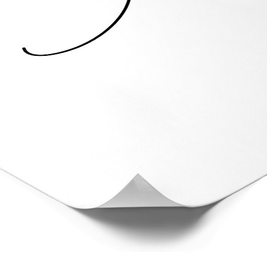 Waterverf Sunflower Summer Baby shower Welkom Poster (Hoek)