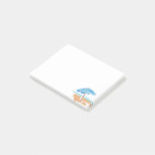 Waterverf Sunny Beach Zomer Zee Post-it® Notes (Schuin)