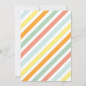 Waterverf Sunny Boho Regenboogkinderen Birthday Kaart (Achterkant)