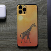 Waterverf Sunrise Giraffe Case-Mate iPhone Case