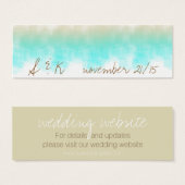 Waterverf Sunrise WSRC Mini Visitekaartjes (Voorkant /achterkant)