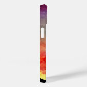 Waterverf Sunset Mountains Monogrammed Case-Mate iPhone Case (Achterkant / Rechts)