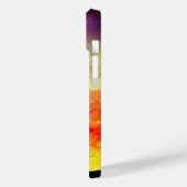 Waterverf Sunset Mountains Monogrammed Case-Mate iPhone Case (Achterkant / Links)