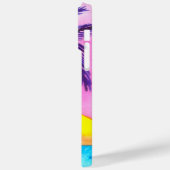 Waterverf Sunset, Ocean, Palm Trees Personalized Case-Mate iPhone Case (Achterkant / Links)