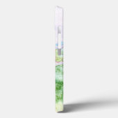 Waterverf Sunset over bergen en bomen Case-Mate iPhone Case (Achterkant / Links)