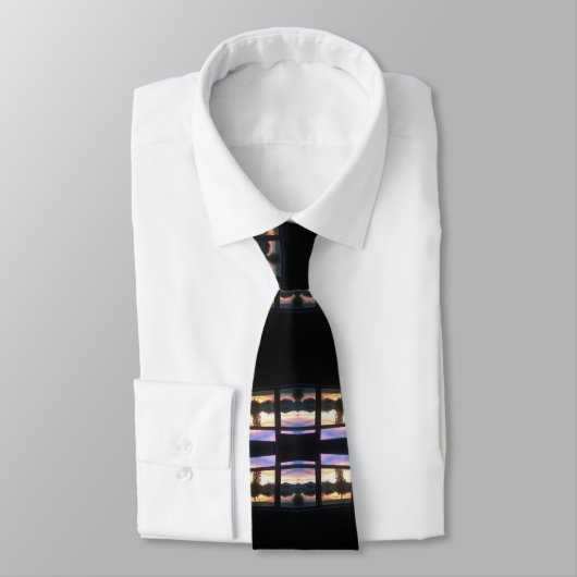 Waterverf Sunset Stropdas (Gebonden)