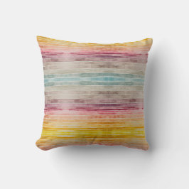 Waterverf SunsetLines Modern Pillow Minimal Home Kussen