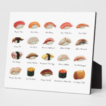 Waterverf Sushi Chart Tabletop