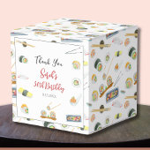 Waterverf Sushi en Sashimi Bedankt Bedankdoosjes