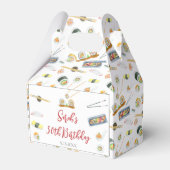 Waterverf Sushi en Sashimi Elke Verjaardag Bedankdoosjes (Voorkant Zijde)