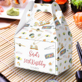 Waterverf Sushi en Sashimi Elke Verjaardag Bedankdoosjes