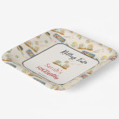 Waterverf Sushi en Sashimi Elke Verjaardag Papieren Bordje (Gebogen)