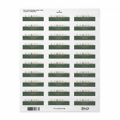 Waterverf Sushi en Sashimi Etiket (Full Sheet)