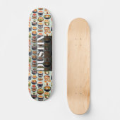Waterverf Sushi gepersonaliseerd Persoonlijk Skateboard (Voorkant)